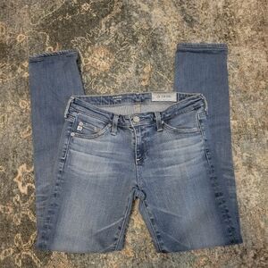 AG Adriano Goldschmied "The Stilt" Cigarette Leg Jeans - Size 25 - Blue